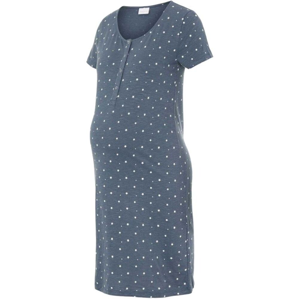 Mamalicious Womens/Ladies Stars Jersey Maternity Nightdress / Stormy Weather